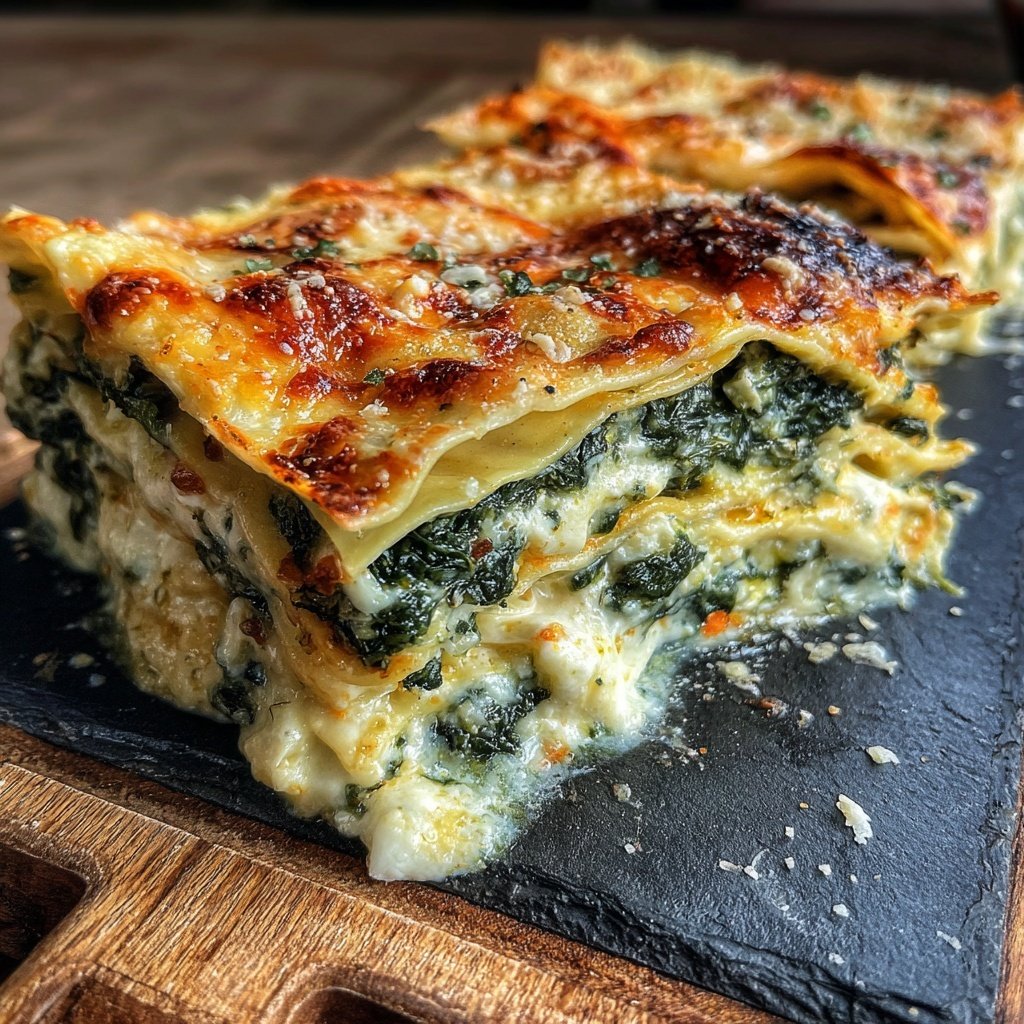 Lasagne mit Spinat und Ricotta