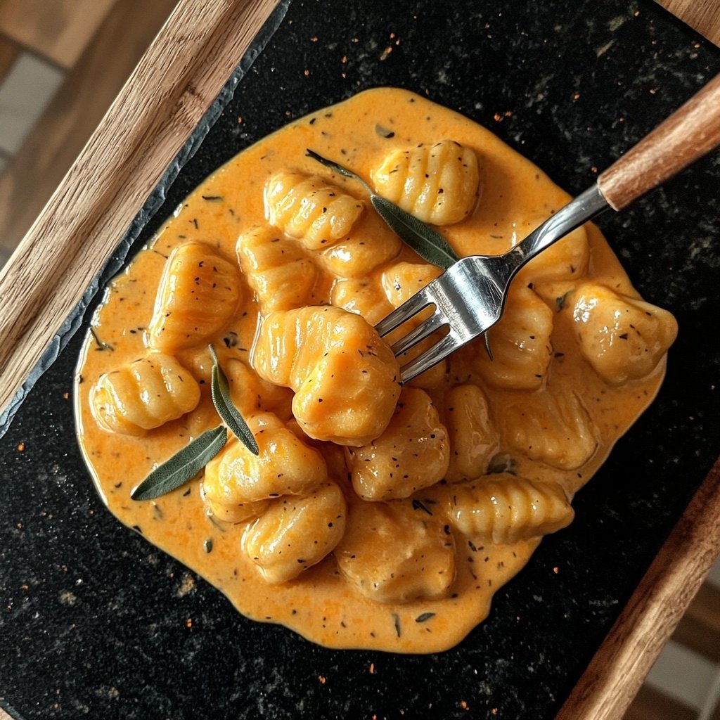 Gnocchi mit Kürbissauce