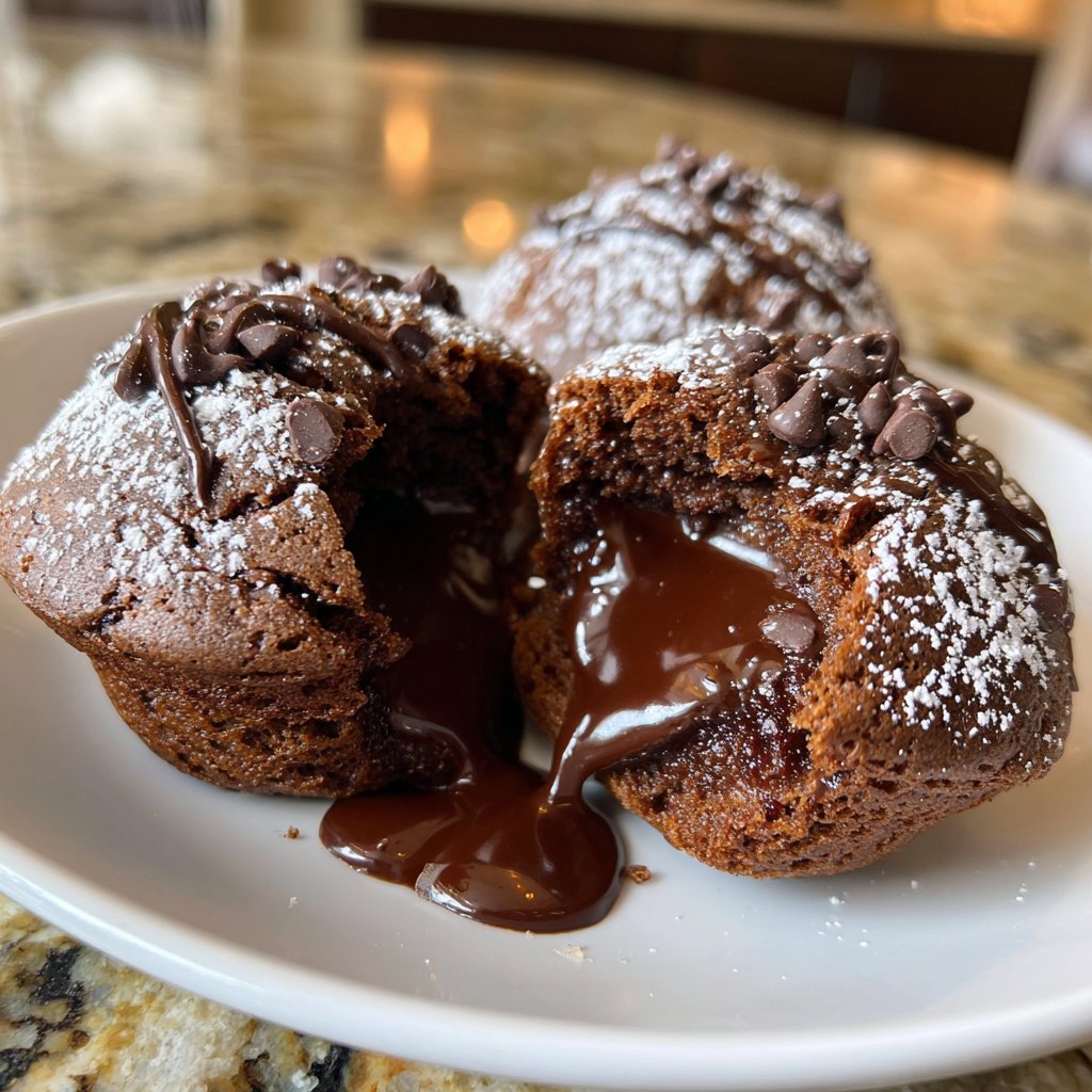 Saftige Schokomuffins aus einfachen Zutaten