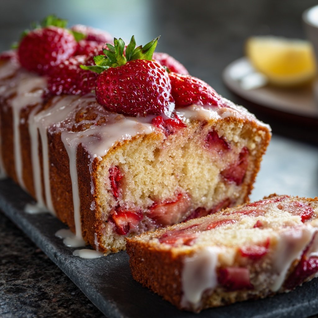 Erdbeer Pudding Kuchen Vom Blech