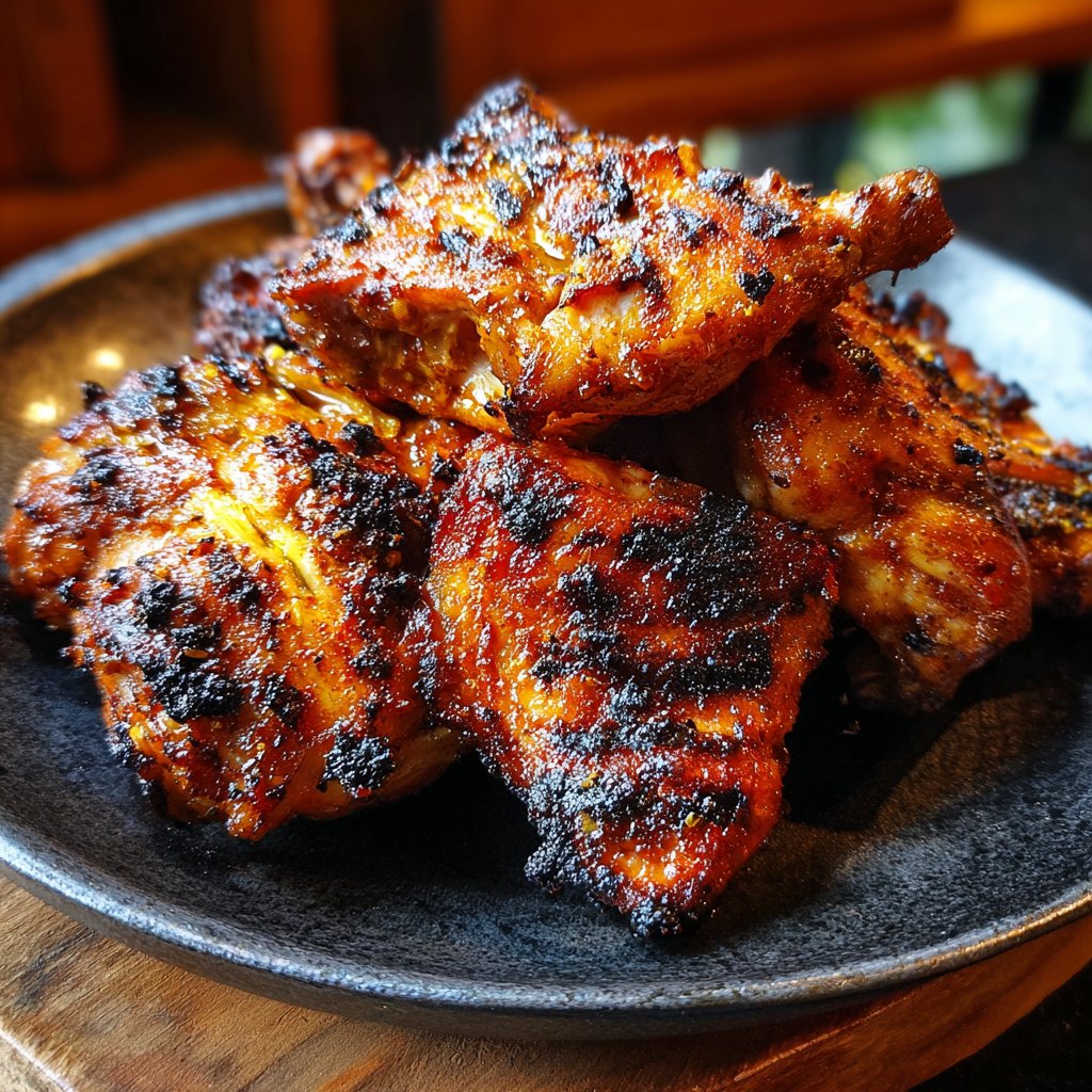 Gegrilltes Hähnchen Mit Zitronen Marinade