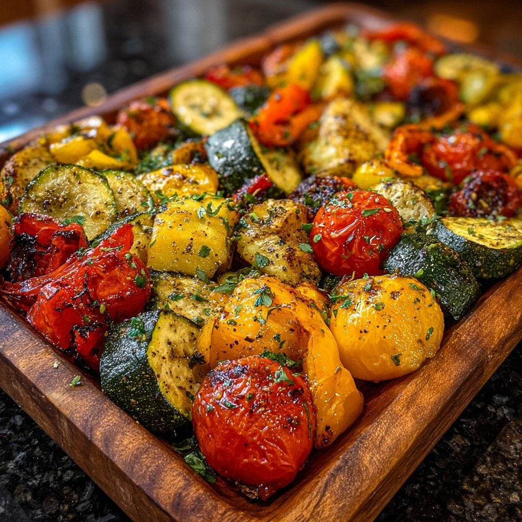 Kalorienarme Ofenpfanne Mit Gemüse