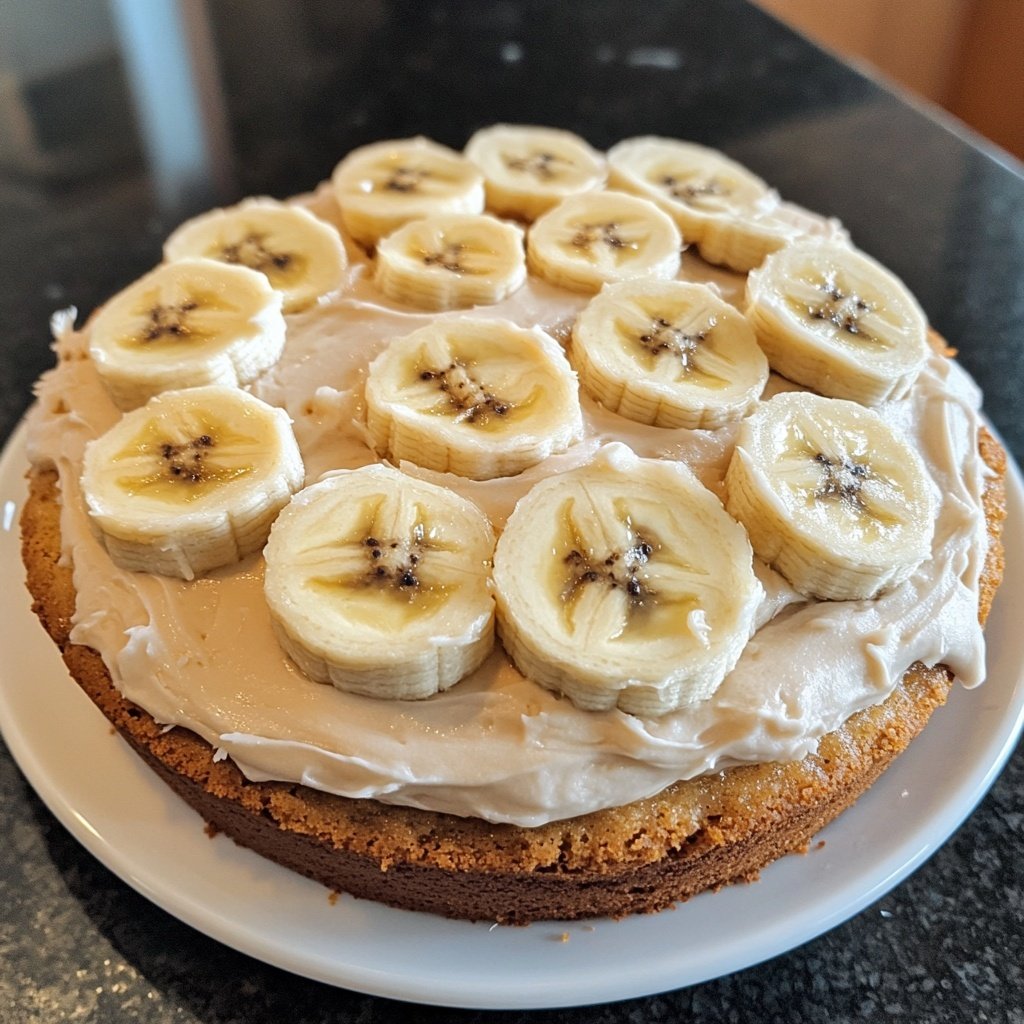Bananenkuchen mit Frischkäse Frosting