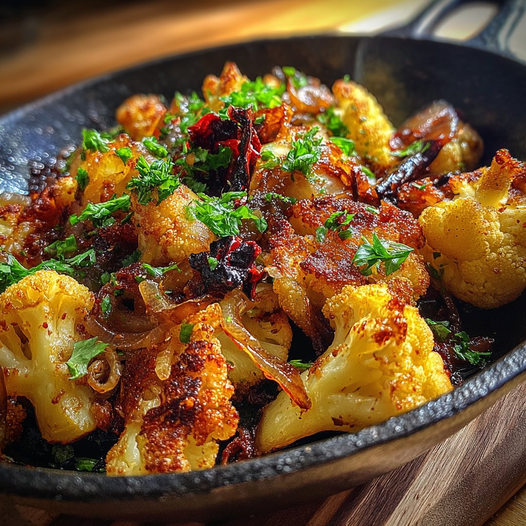 Blumenkohlpfanne mit Kreuzkümmel