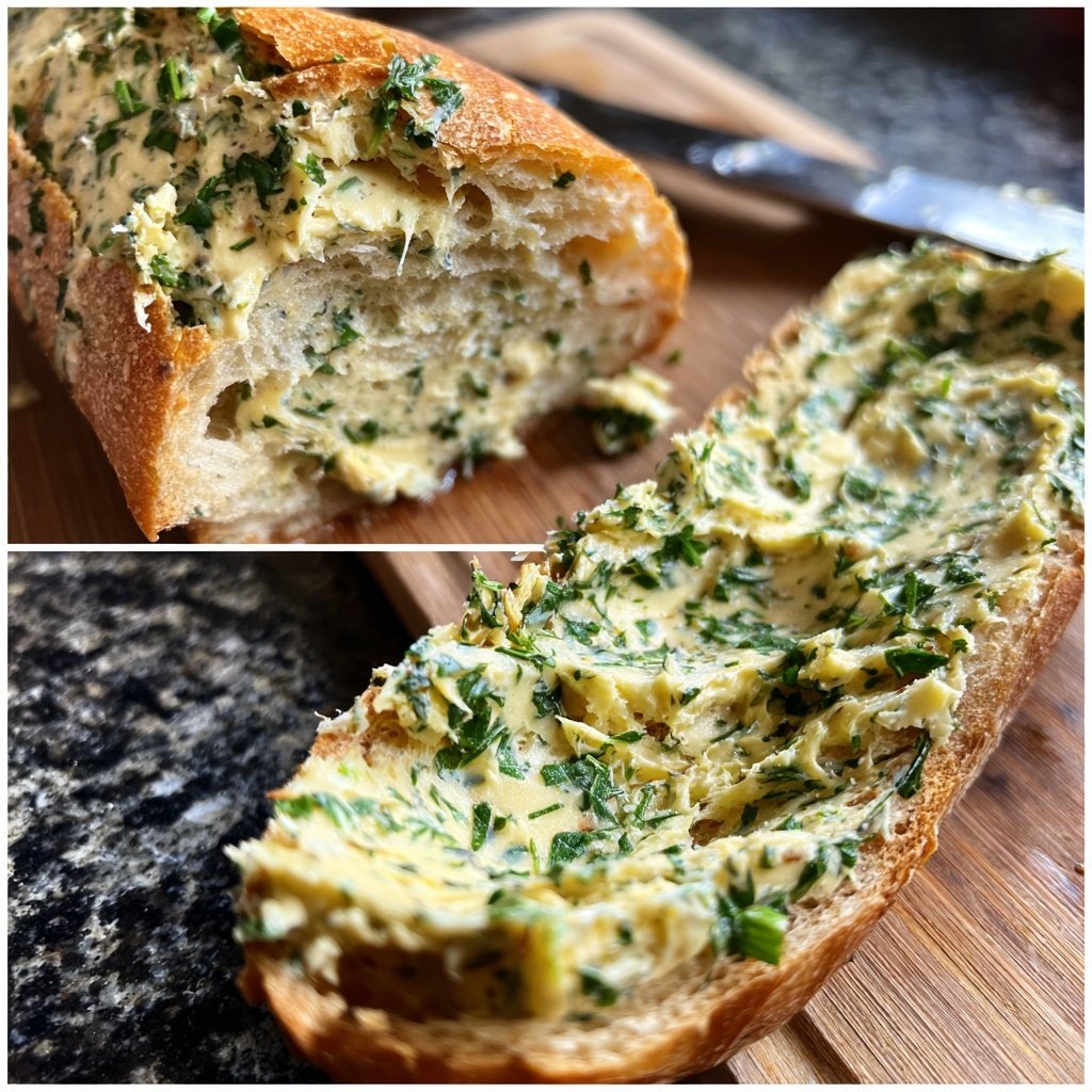Kräuterbutter Für Baguette