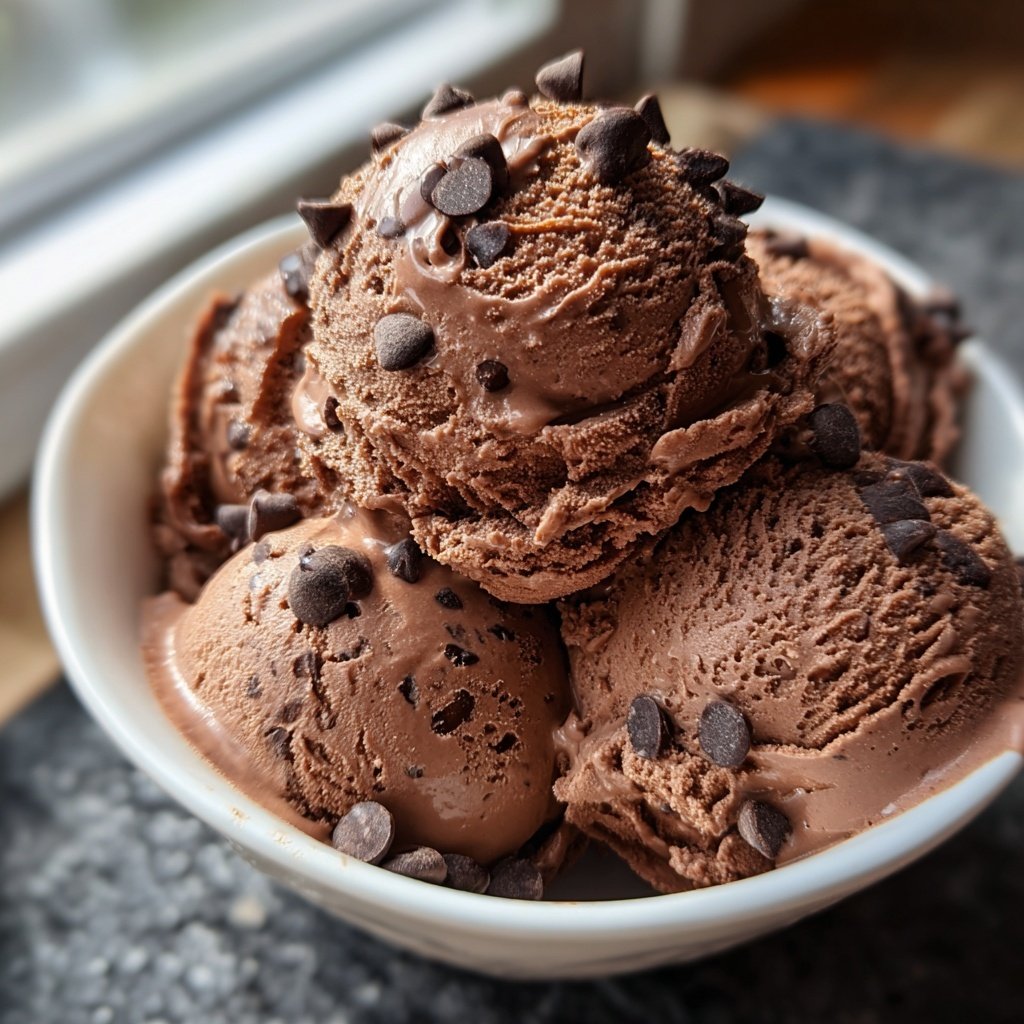 Schokoeis ohne Eismaschine